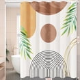thumbnail image 4 of Boho Shower Curtains for Bathroom Boho Decor Mid Century Modern Spring Shower Curtain - 72" x 72" Bohemian Abstract Botanical Colorful Waterproof Bath Curtain, Brighten Up Your Bathroom, 4 of 6