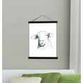 thumbnail image 2 of Black Wood, Canvas Sign, Farm Animal Sheep Head Art Farmhouse Style Décor Print, Lightweight Ready to Hang Wall Hanging, 19x24-Inch, 2 of 4