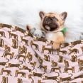 thumbnail image 3 of Naloa Leopard Print Dog Blanket, 3 Sizes Cat Blanket for Indoor Cats Large Medium Small Dog Gifts-Small, 3 of 8