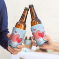 thumbnail image 2 of 2 Pcs Sleeves Beer Cooler Bags Insulated Collapsible Beer Can Sleeve Valentines Day Can Cooler Sleeve for Energy Drink & Beer, 2 of 3