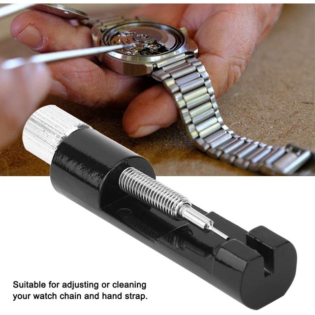 Juego de 2 piezas de removedor de eslabones de reloj ShuxiuWang negro