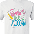 thumbnail image 4 of Inktastic Sparkle Like a Unicorn T-Shirt, 4 of 5