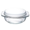 thumbnail image 1 of 1 Pce Bol en Verre Ménager Bol Rond pour Micro-Ondes Bol Résistant à la Chaleur avec Couvercle, 1 of 3