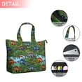 thumbnail image 2 of Colorful Dinosaurs Jungle Scene Pattern Travel Tote Bags for Women Carry On,Large Weekender Bags for Women Travel,Multi Functional Duffle Bag for Work,Shopping,Sports, 2 of 5
