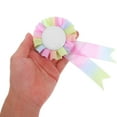 thumbnail image 2 of UPKOCH 4Pcs Award Ribbon Rosette Vibrant Design Tinplate and Ribbon for Celebration and Decoration, 2 of 7