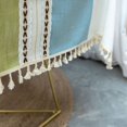 thumbnail image 2 of Nappe Table à Manger Bureau Tissu Broderie Bords Frangés Nappe Pompon Décor Rustique, 2 of 9