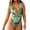 Green, variant on Aayomet Swimsuit For Women Women's Printed Belt Swimwear,Purple S