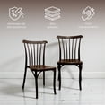 thumbnail image 3 of Ilios Innova | Set de 4 Sillas Plásticas Nordik Café para Comedor y Exterior, Diseño Ergonómico de Polipropileno con Acabado Tipo Madera, Apilables y Resistentes para Restaurante, Jardín o Negocio, 3 of 9