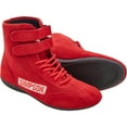 thumbnail image 4 of Simpson 28800R Suede Hightop Driving Shoes, Red 8, 4 of 8