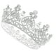 thumbnail image 2 of 1 pieza elegante tocado de novia con corona de cristal, tocado para vestido de novia., 2 of 7