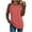 Red 3, variant on FAIWAD Womens Long Sleeve Tops Casual Loose Raglan Sleeve Color Block Tshirts Casual Crewneck Basic Pullover Tops