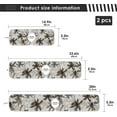 thumbnail image 4 of Coolnut 2 Pack Faucet Mat Splash Guard for Kitchen Sink, Tropical Palm Trees 14x5 Inch Super Absorbent Microfiber Sink Protector Mat, Kitchen Sink Mat Machine Washable Kitchen Sink Accessories, 4 of 7