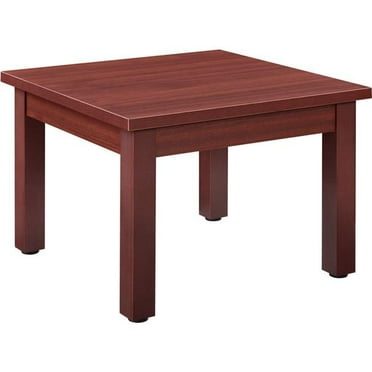 24 x 24 in. Interion Wood End Table - Mahogany