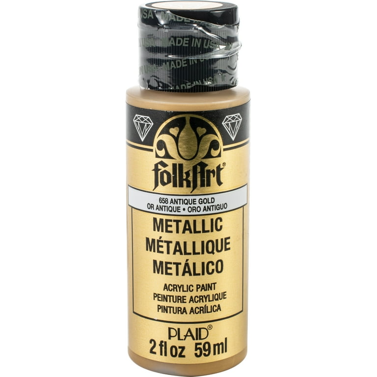 FolkArt Metallic Acrylic Paint 2 oz. - Jade Shimmer