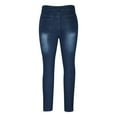 thumbnail image 4 of Men's Double Knee Carpenter Jeans Relaxed Fit Straight Leg Work Pants Durable Denim High Waisted Baggy Cargo Jeans, 4 of 6
