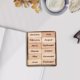 thumbnail image 1 of Juego de Sellos de Madera, Suministros Decorativos DIY, Marcas para , Manualidades, Manualidades de Escritura para Mes BLESIY Sello de elaboración, 1 of 8