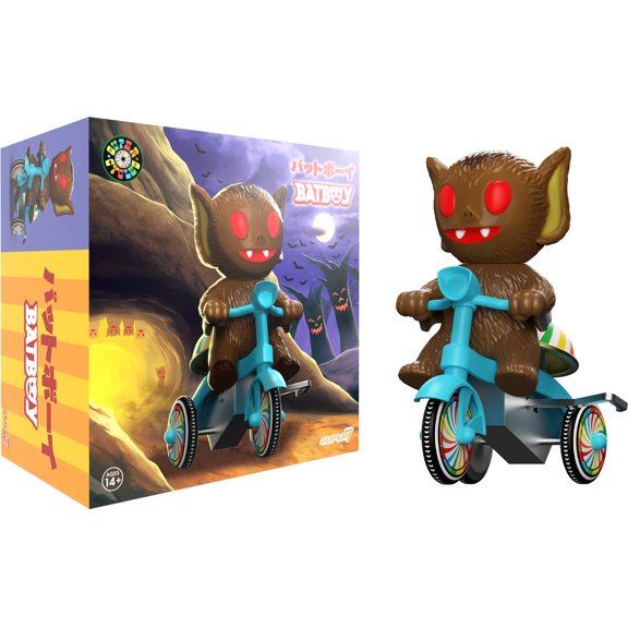 Super7 - Super Cycles - Bat Boy (Brown with Blue Trike)