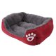 thumbnail image 5 of Cama para gatos con cojín de terciopelo de algodón grueso y suave, que se calienta sola, cómoda y rectangular para perros y gatos pequeños, 5 of 14