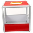 thumbnail image 4 of OUNONA Clear Lottery Square Box Raffle Ticket Holder Storage Ticket Container Box, 4 of 8