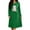 # Green, variant on Taqqpue Womens Halloween Cotton Nightgown Long Sleeves Round Neck Sleepshirt Print Nightshirt Casual Plus Size Knee Length Sleep Dress Pullover Halloween Pumpkin Printed Sleep Shirt for Women