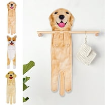 PATLOLLAV Dog Funny Hand Towels for Kitchen Bathroom,3D Dog Towel Gifts for Women Dog Dad Gifts for Men- Mothers Fathers Days Valentines Day Housewarming Gifts for Dog Lovers