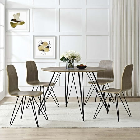 Drift Dining Side Chair Set of 4 in Walnut - Walmart.com