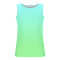 thumbnail image 4 of Xysaqa Men's Gym Workout Sports Tank Tops, Fashion Gradient Sleeveless Tee Summer Casual Big & Tall Shirts for Men S-4XL, 4 of 4