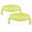 2pcs Green, variant on 2-Tier Microwave Folding Tray,Stackable Heating Tray with Flexible Handle, Space Saving Kitchen Oven Food-Grade Shelf for Home Office