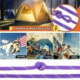 thumbnail image 6 of Wellmax Diamond Braid Nylon Rope  Extra Thick All Purpose Braided Flag Line Utility Line with Shock Absorption  UV Resistant, High Strength & Weather Resistant - 3/8" X 50FT Purple, 6 of 8