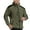 Army Green, variant on Men's Fashionable Casual Jacket, Long Sleeve Lapel Zipper Design for Daily Wear and Urban Outings in Cool Seasons,Army Green,2XL