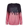 thumbnail image 3 of Pntutb Mujer Tallas Grandes Navidad Manga Larga Tie-Dye Casual Pullover tops Pntutb Pntutb-7360, 3 of 7