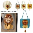 thumbnail image 2 of Bolsas transportadoras para gatos con forma de león, ajustables y suaves, para mascotas que salen, I69C Y8Q2, 2 of 8