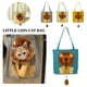 thumbnail image 3 of Bolso de lona para gato, color gris oscuro (B), con forma de león, para mascotas pequeñas, venta al por mayor, bolso de hombro para gatos y perros., 3 of 8
