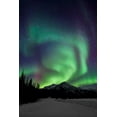 thumbnail image 2 of Malvin, Larry 23x32 Black Ornate Wood Framed with Double Matting Museum Art Print Titled - Aurora Borealis XIII, 2 of 4