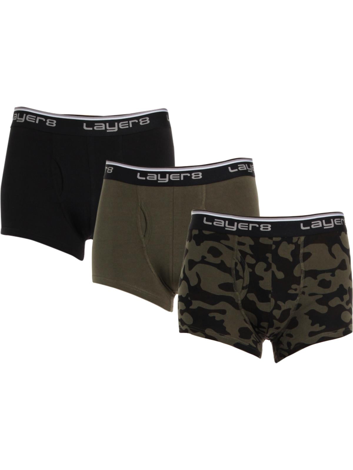 Layer 8 Mens 4-Pack Everyday Low Rise Briefs