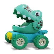 Dinosaur Toys Pull Back Cars Monster Trucks Push & Go Toys for Kids Toddler Christmas Birthday Gifts