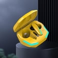 thumbnail image 1 of Audífonos inalámbricos para juegos Audífonos con control táctil Audífonos para teléfono (Amarillo), 1 of 6
