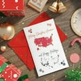 2025 Christmas Greetings Card,Merry Christmas America Card, Patriotic