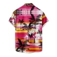 APEXFWDT Men's Casual Hawaiian Shirt Big and Tall Summer Short Sleeve