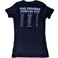 thumbnail image 2 of Foo Fighters Womens Break A Leg Back Print T-Shirt, 2 of 2