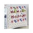 thumbnail image 4 of Microwave Oven Cover Dustproof Cotton Machine Protector Decorative Kitchen Appliance Cover with Side Storage Pockets 13.7x39.3inches, 4 of 5