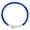 Blue, variant on LQCrafK LED Dog Collar Light - USB Rechargeable Light Up Puppy Collar, TPU Cuttable Glowing Dog Necklace for Small Medium Large Dogs