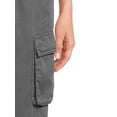 thumbnail image 4 of Time and Tru Women's Parachute Cargo Jogger Pants, 26", 27", 28" Inseam, Sizes XS-XXXL, 4 of 5