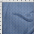 thumbnail image 4 of oneOone Viscose Jersey Medium Blue Fabric Asian Block Craft Projects Decor Fabric Printed By The Yard 60 Inch Wide, 4 of 4
