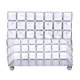 thumbnail image 4 of Caja de pañuelos de cristal con base de acero inoxidable, soporte para pañuelos brillante para el hogar, coche y oficina, 4 of 5