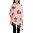 thumbnail image 2 of New Women Pineapple Scarf Winter Shawls Thin Wrap Lady Tassel Warm Scarf Hairy Bufanda, 2 of 7
