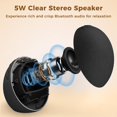 thumbnail image 4 of Reloj despertador Sound Machine Acedeck 4 en 1 con altavoz Bluetooth, 4 of 9