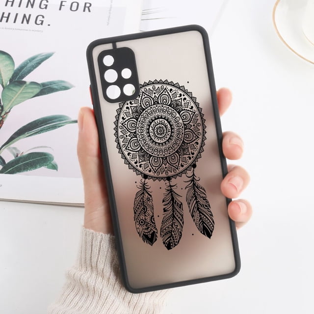 Funda de Mandala para Samsung A53 5G, carcasa dura mate para Galaxy A52 A52s A33 A13 A54 A34 A32 S23 Ultra S22 S21 Fe A51 A50 Fivean unisex