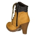 thumbnail image 3 of Soda Lance Suede Padded Collar Chucky Heel Sneaker Bootie, 3 of 6
