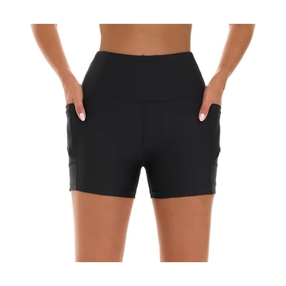 Women's 3''/5''/7''/9'' Swim Shorts UPF 50  High Waisted Board Shorts with Pockets Liner Quick Dry Swimsuit Bottom